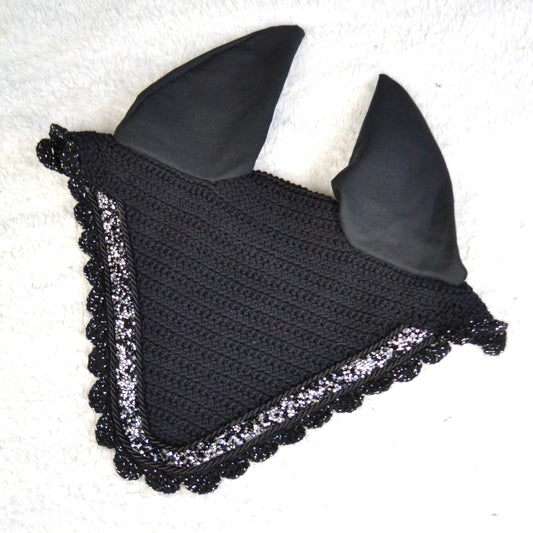 bonnet cheval glitter paillettes sapristouch artisanal
