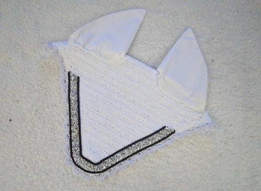 Bonnet Mi-Long Glitter | Blanc