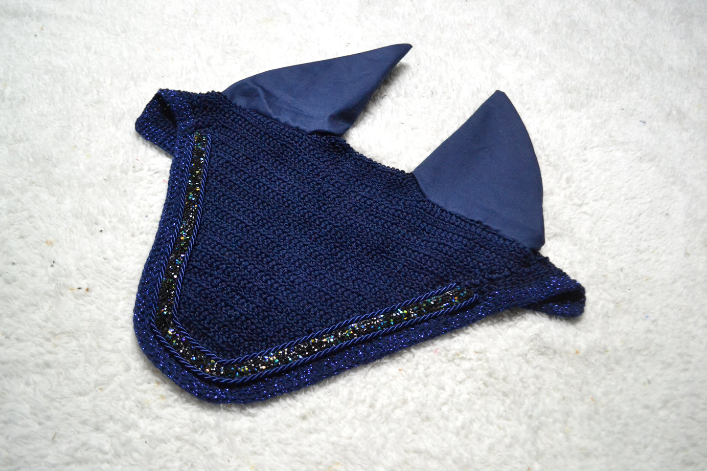 bonnet cheval glitter paillettes sapristouch artisanal