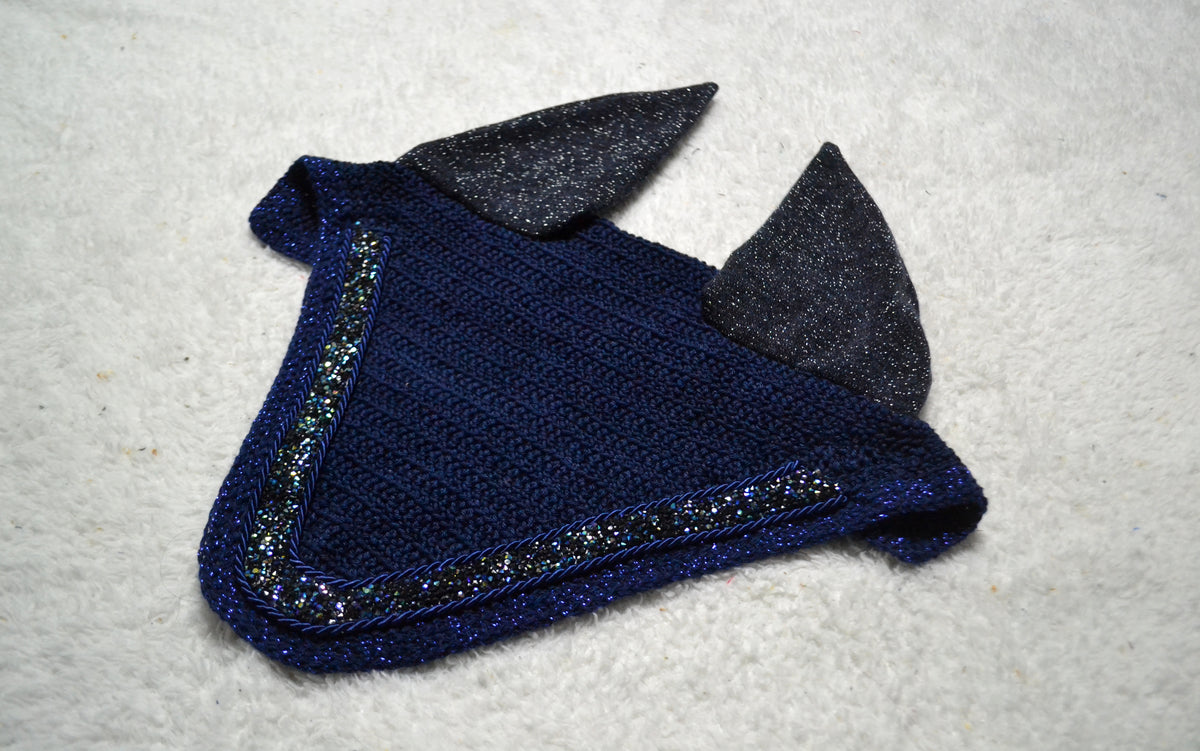bonnet cheval glitter paillettes sapristouch artisanal