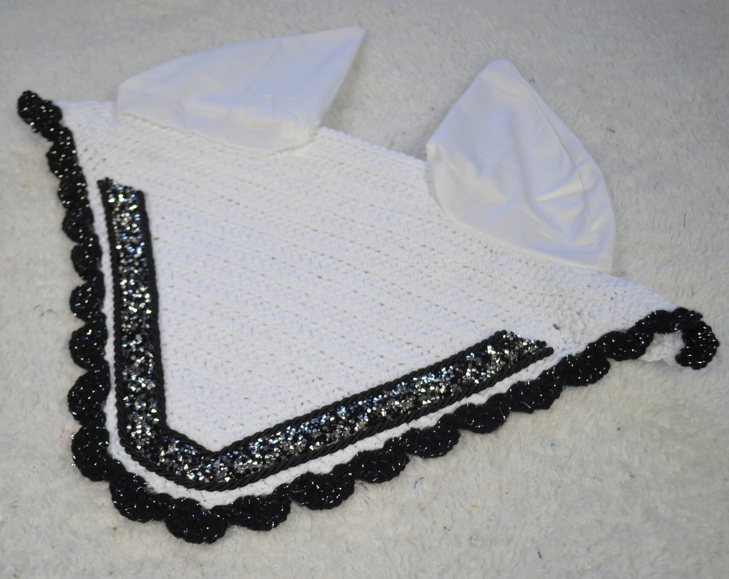 Bonnet glitter cheval sapristouch artisanat