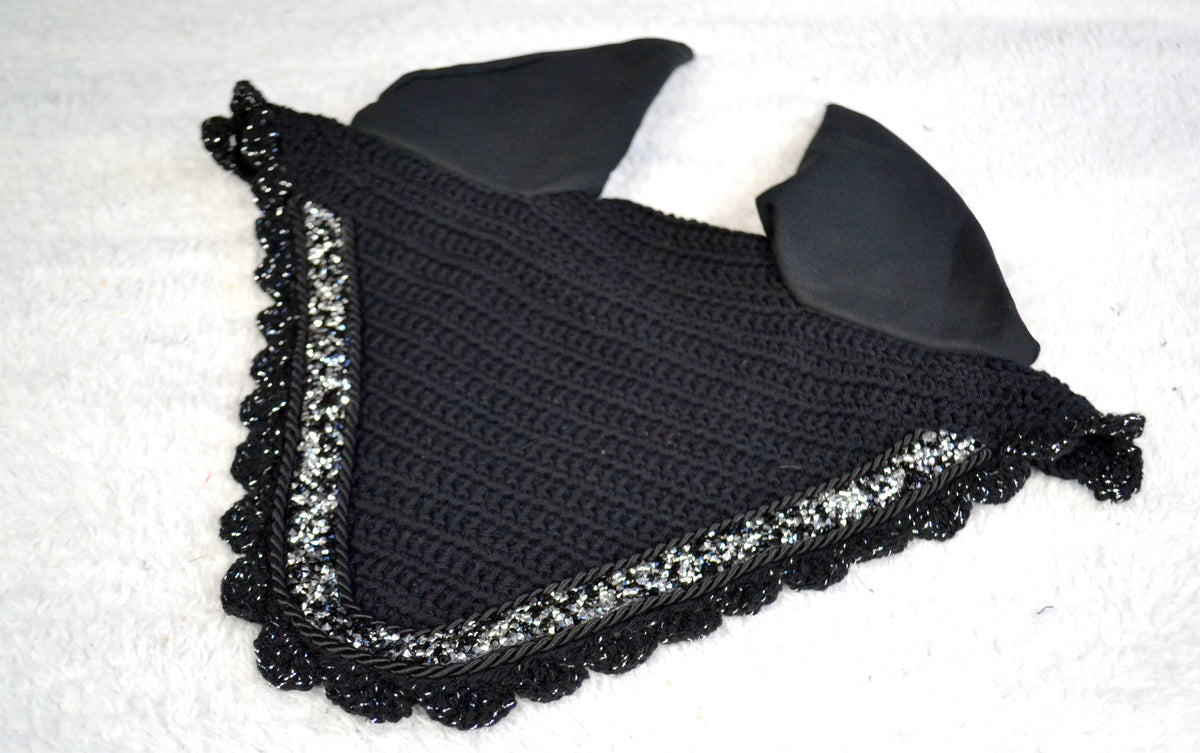 bonnet cheval glitter paillettes sapristouch artisanal