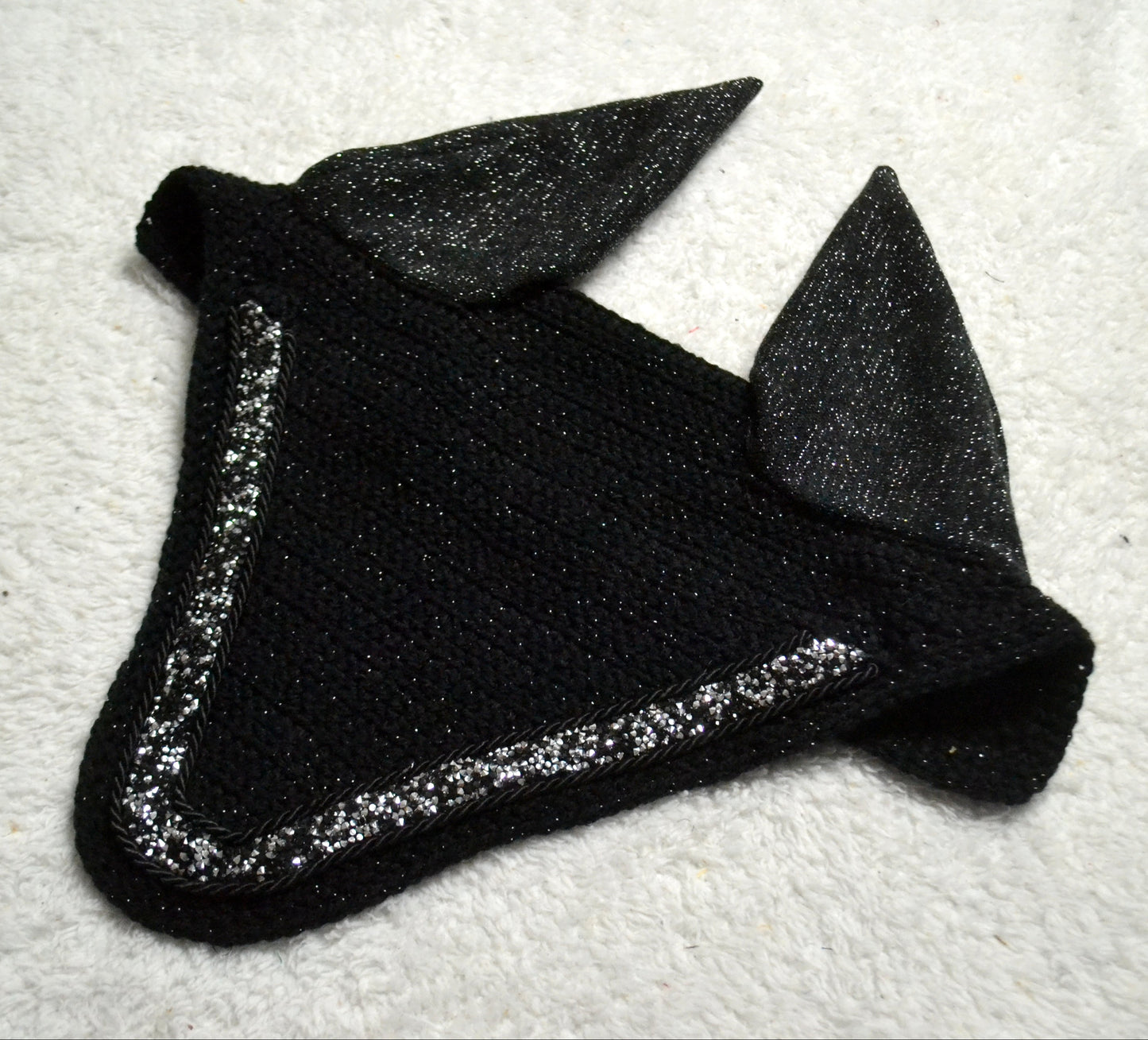 bonnet cheval glitter paillettes sapristouch artisanal