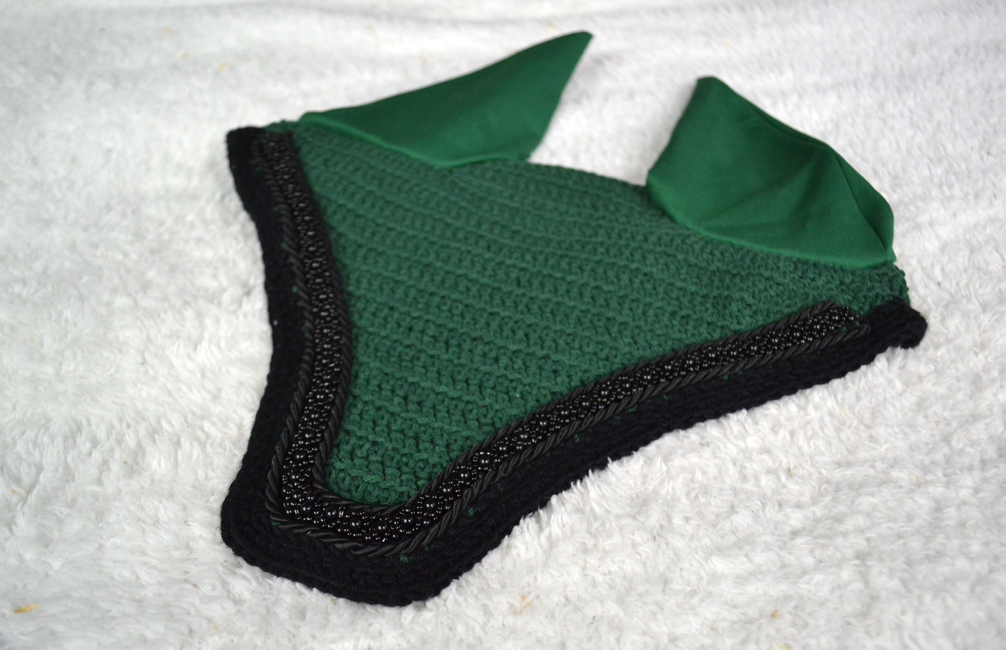 Bonnet perles cheval sapristouch artisanat