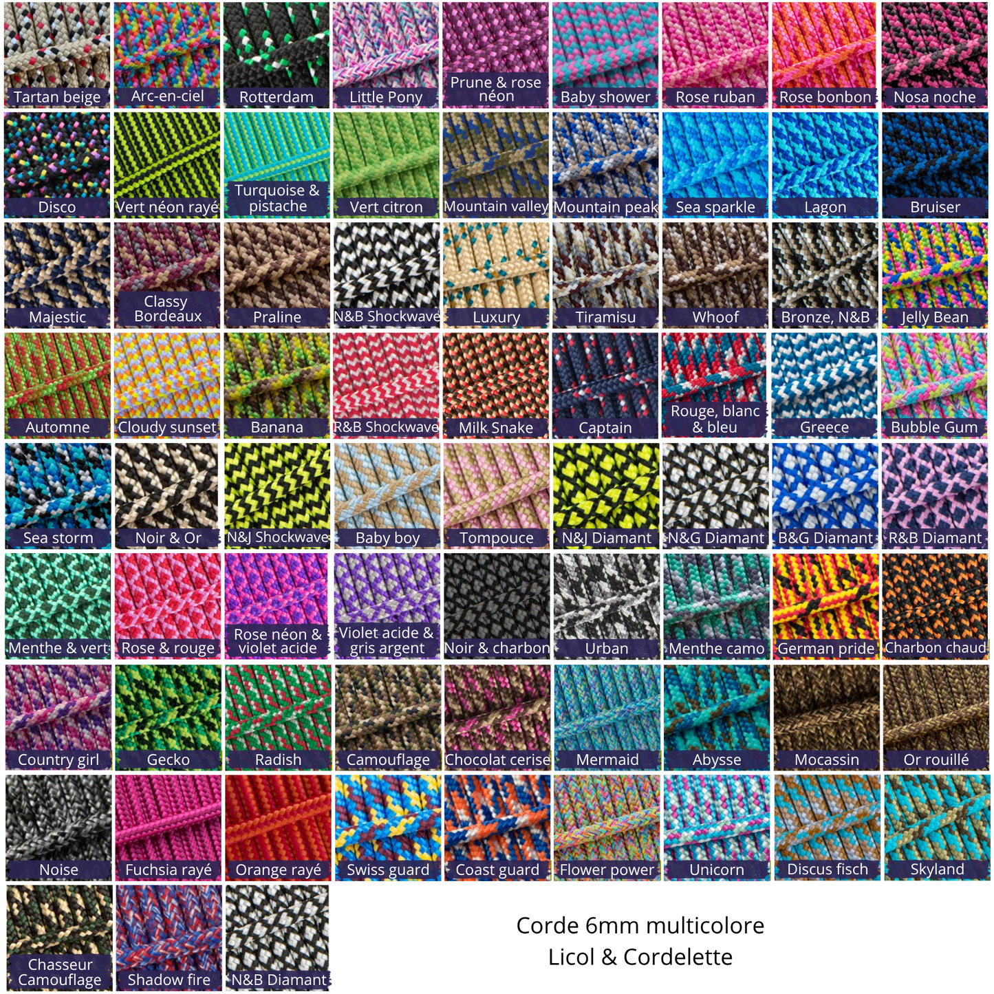 cordelette 6mm licol etho cheval ethologie