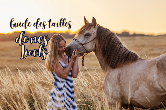 guide taille licol éthologique cheval
