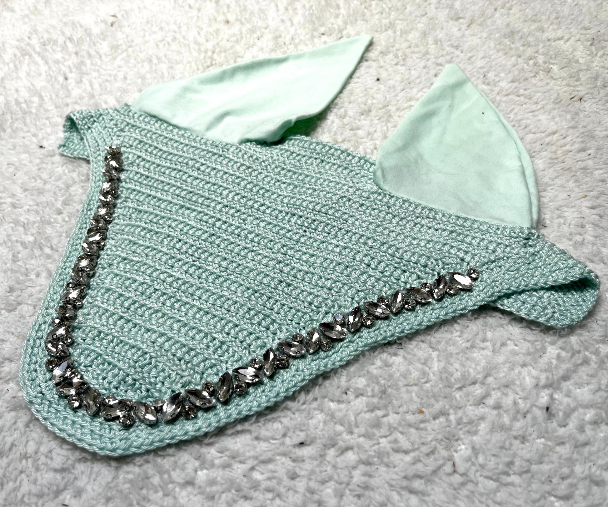 Bonnet Mi-Long Diamant Amande Vert Sauge 3