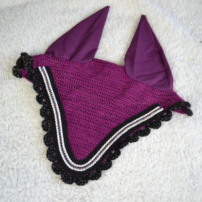 Bonnet strass diamant cheval sapristouch artisanat