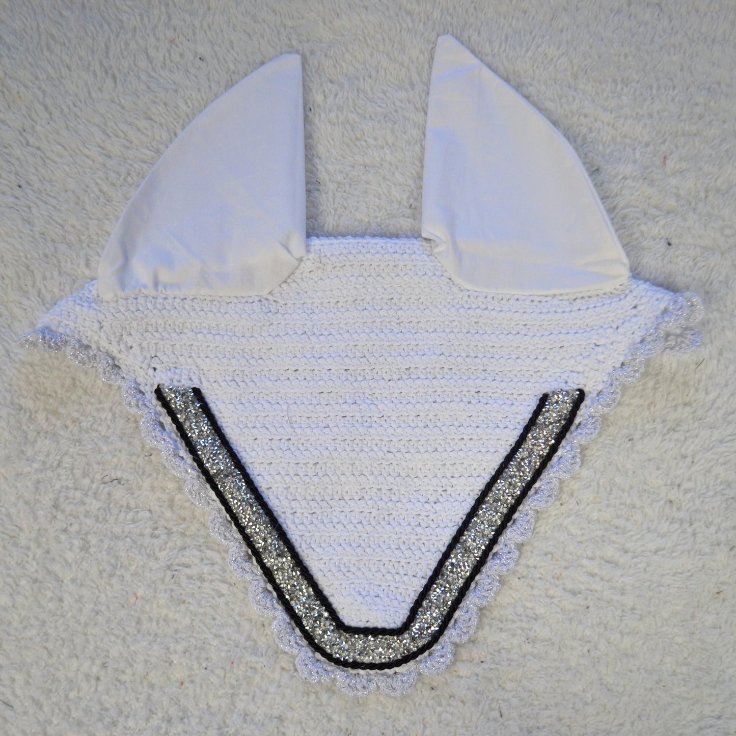 Bonnet glitter cheval sapristouch artisanat