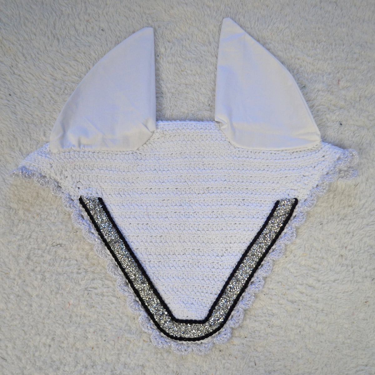 Bonnet glitter cheval sapristouch artisanat