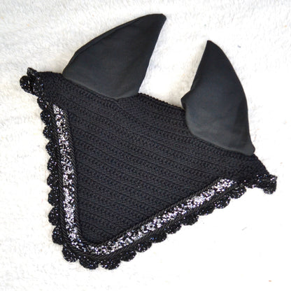 bonnet cheval glitter paillettes sapristouch artisanal
