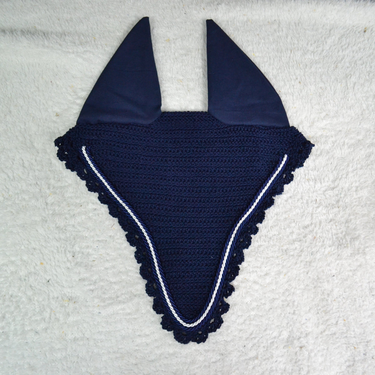 bonnet long cheval sapristouch artisanal bleu marine