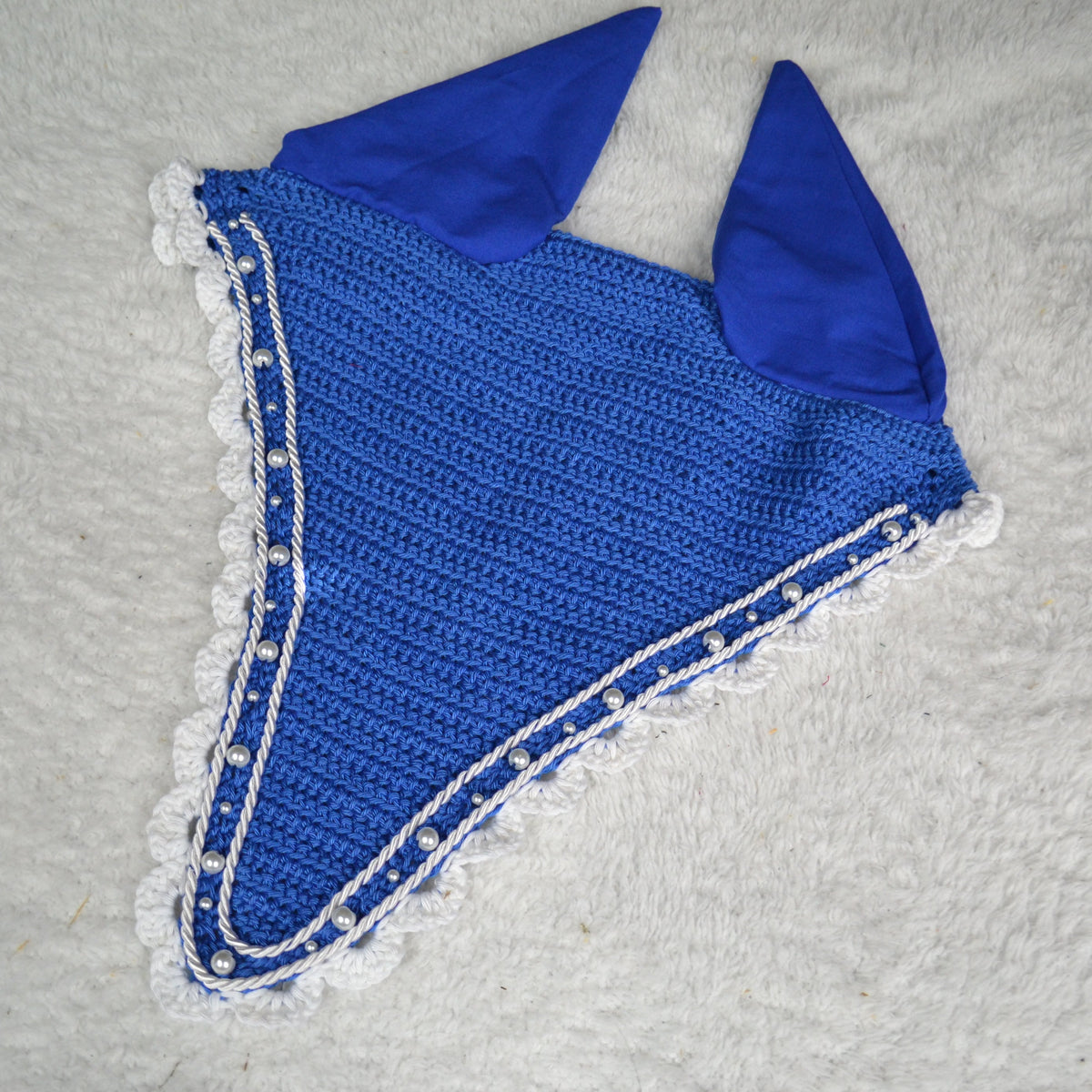 bonnet long cheval sapristouch artisanal perles 