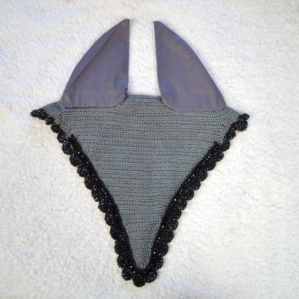 bonnet long cheval sapristouch artisanal perles 