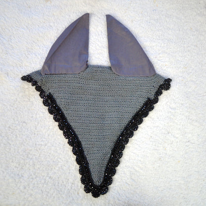 bonnet long cheval sapristouch artisanal perles 