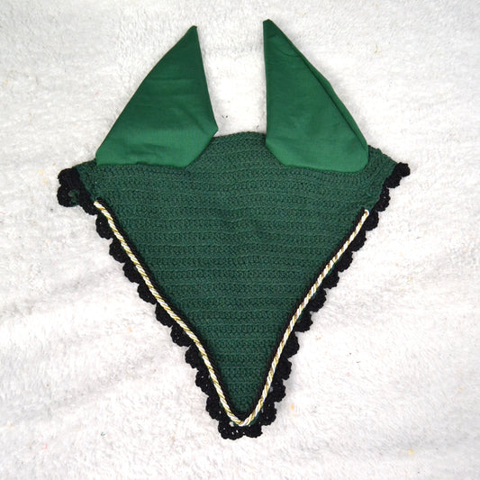 bonnet long cheval sapristouch artisanal gris pailleté 