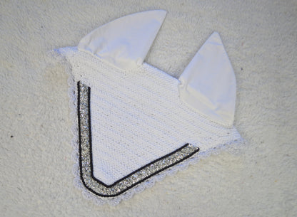 Bonnet Mi-Long Glitter | Blanc