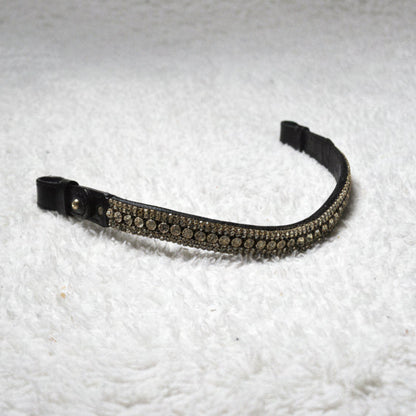 frontal cheval strass artisanat
