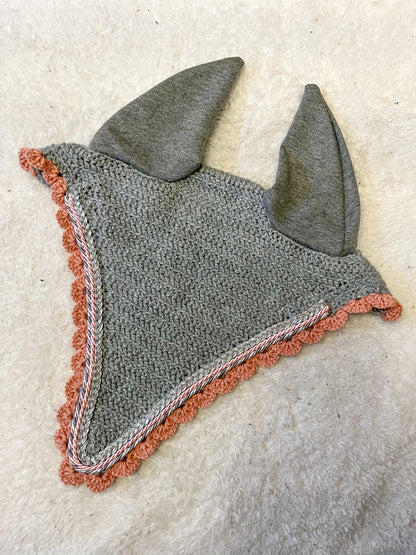 Bonnet Long Lexington | Gris Pailleté & Rose