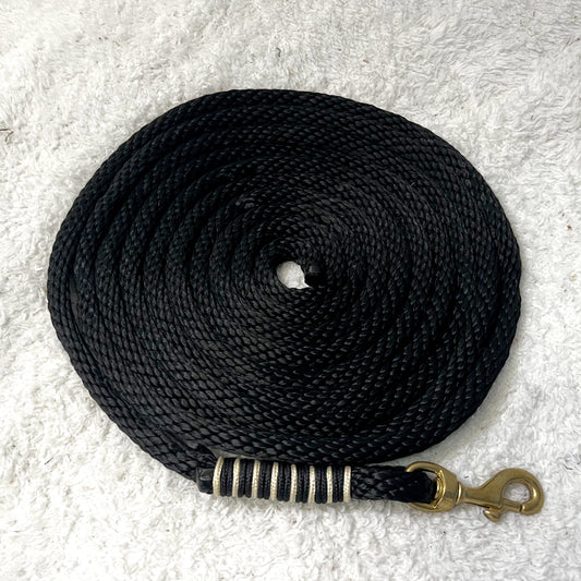 Longe ronde cheval artisanale 12mm