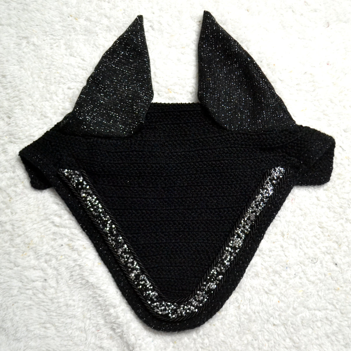 bonnet cheval glitter paillettes sapristouch artisanal