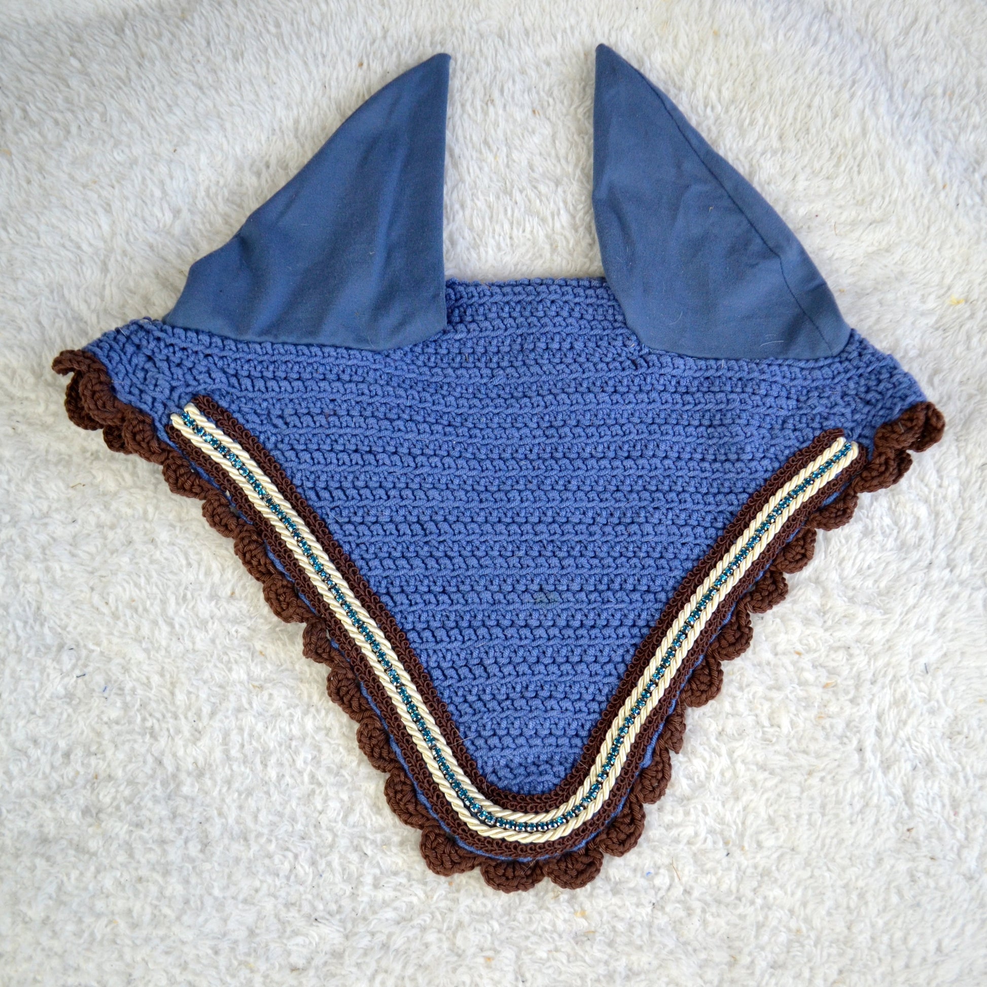 Bonnet strass diamant cheval sapristouch artisanat