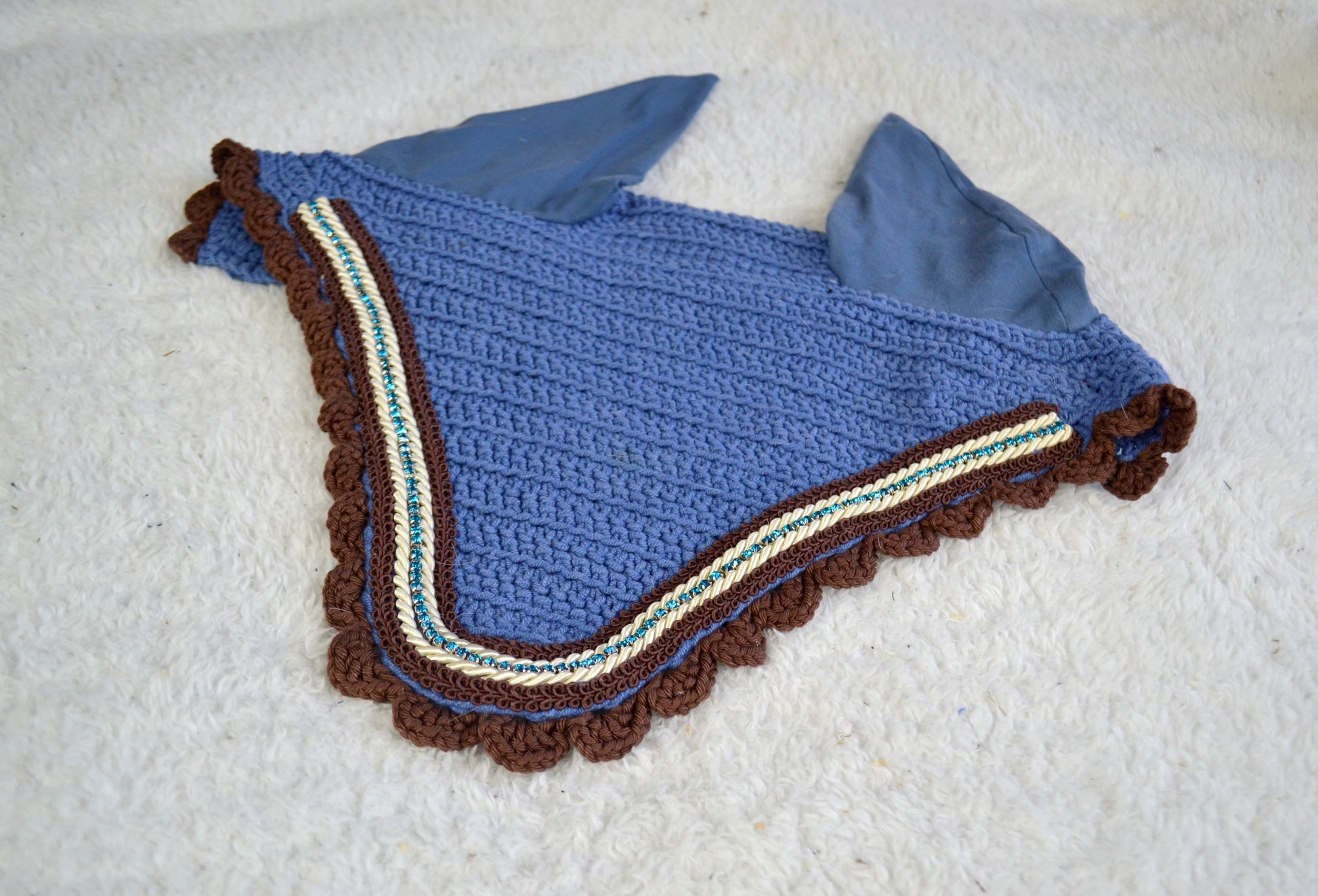 Bonnet strass diamant cheval sapristouch artisanat