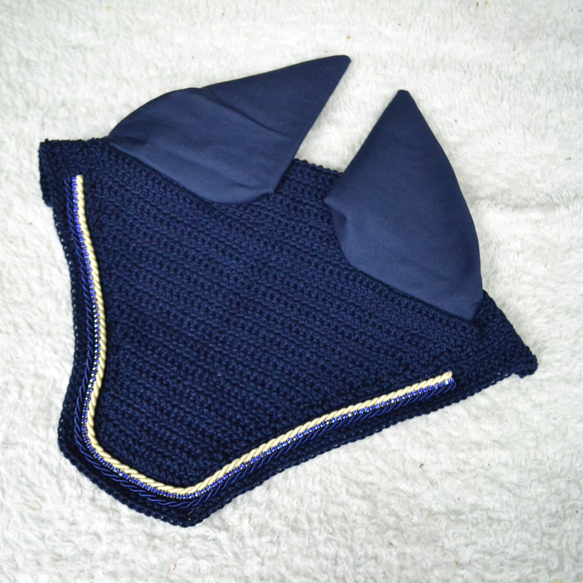 Bonnet strass diamant cheval sapristouch artisanat