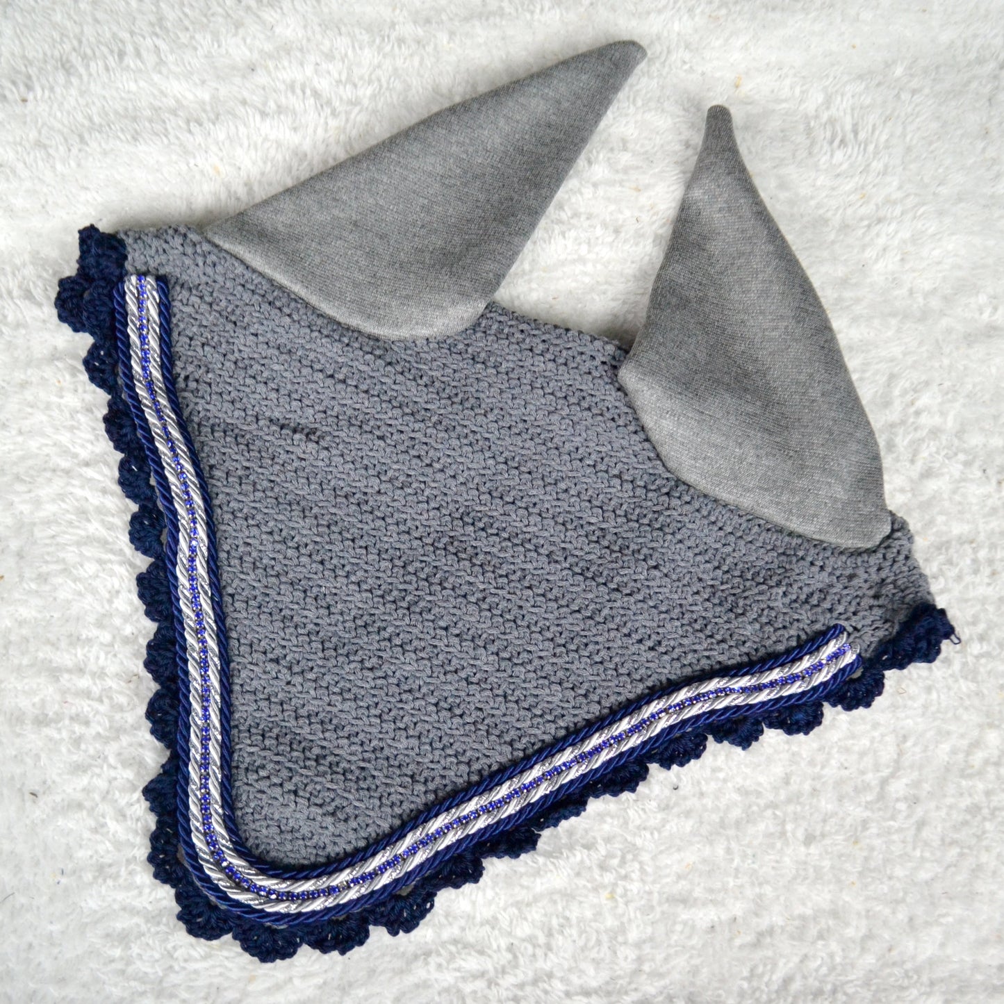 Bonnet strass diamant cheval sapristouch artisanat
