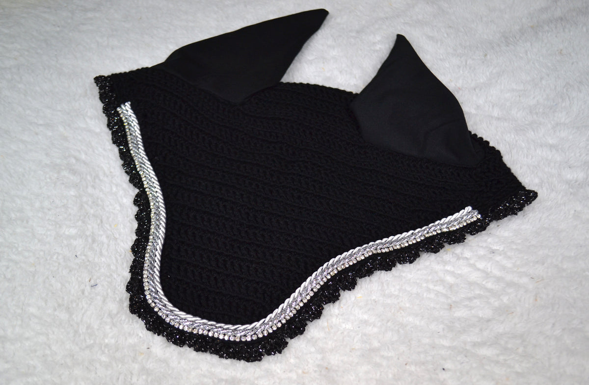 Bonnet strass diamant cheval sapristouch artisanat