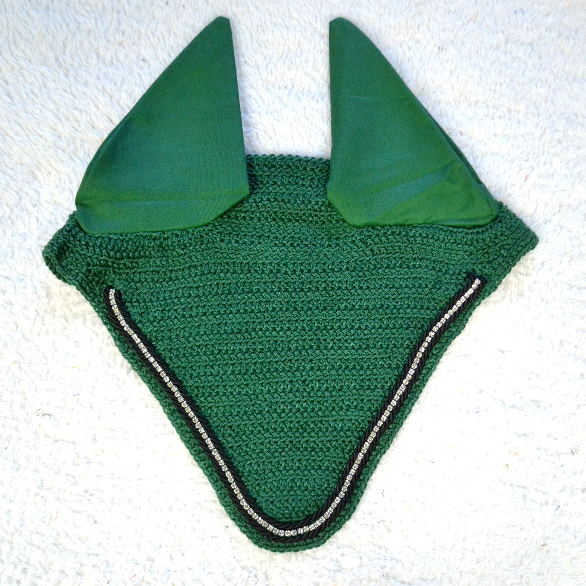 Bonnet strass diamant cheval sapristouch artisanat