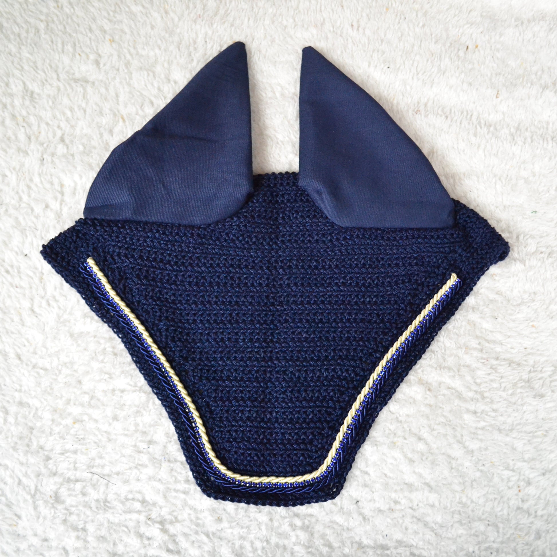 Bonnet strass diamant cheval sapristouch artisanat