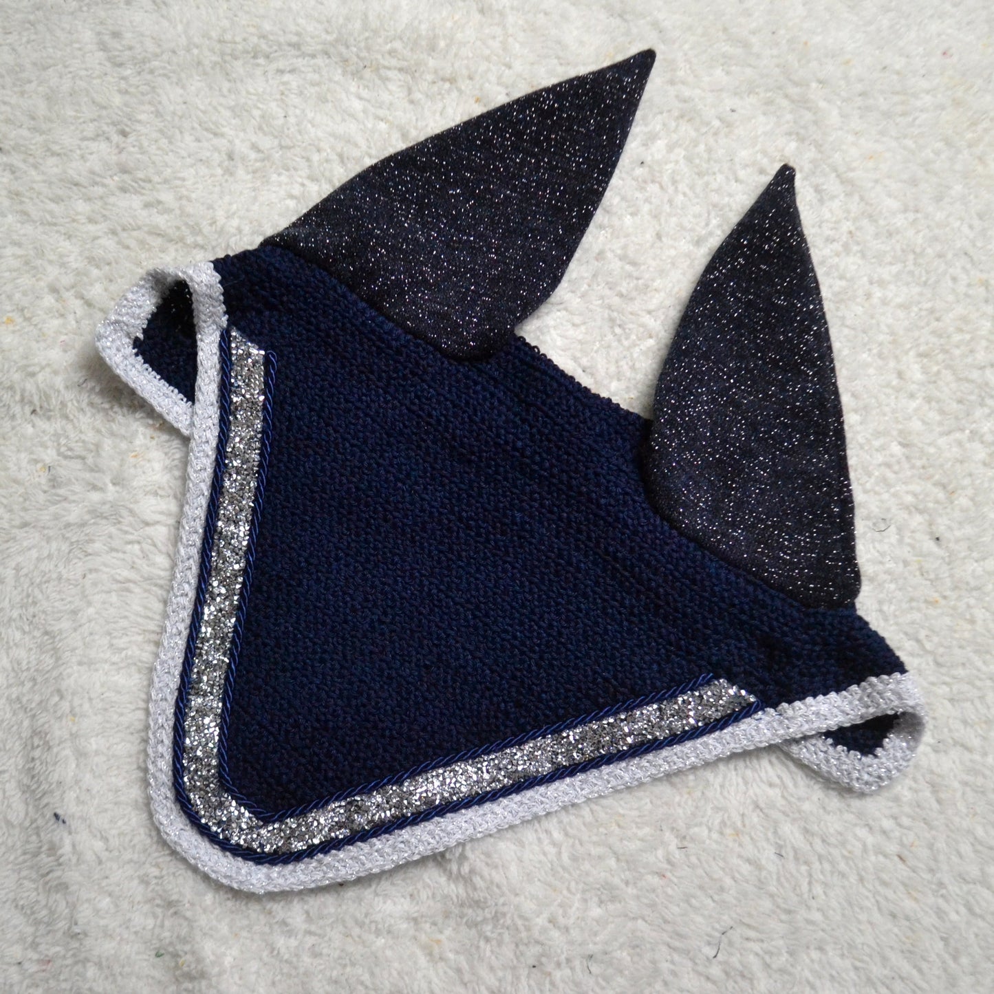 bonnet cheval glitter paillettes sapristouch artisanal