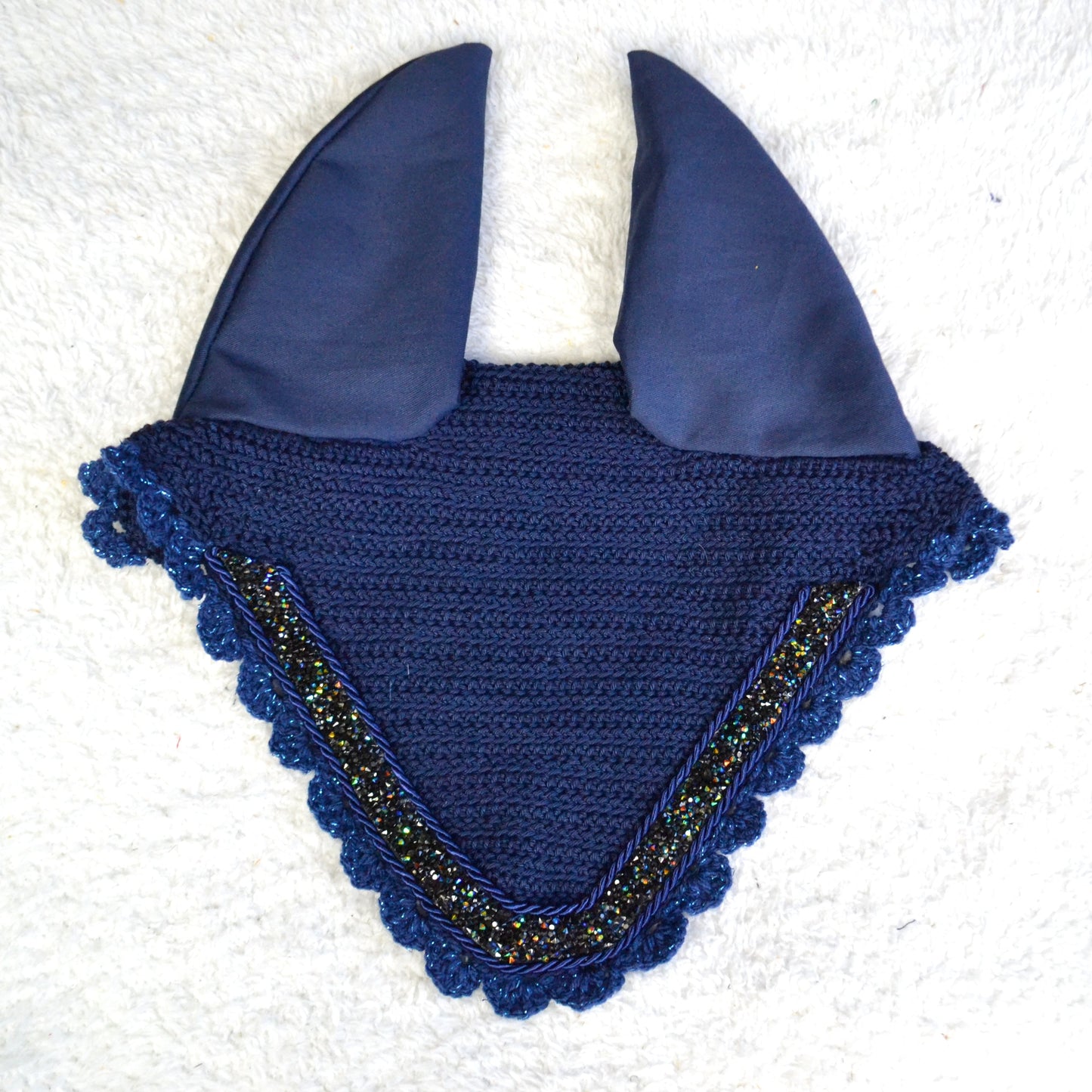 bonnet cheval glitter paillettes sapristouch artisanal