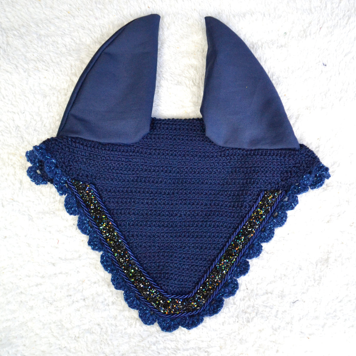 bonnet cheval glitter paillettes sapristouch artisanal