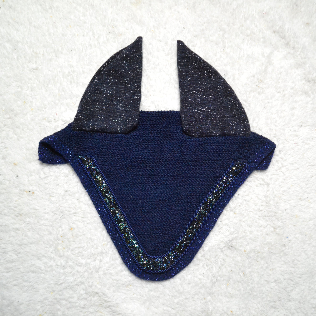 bonnet cheval glitter paillettes sapristouch artisanal