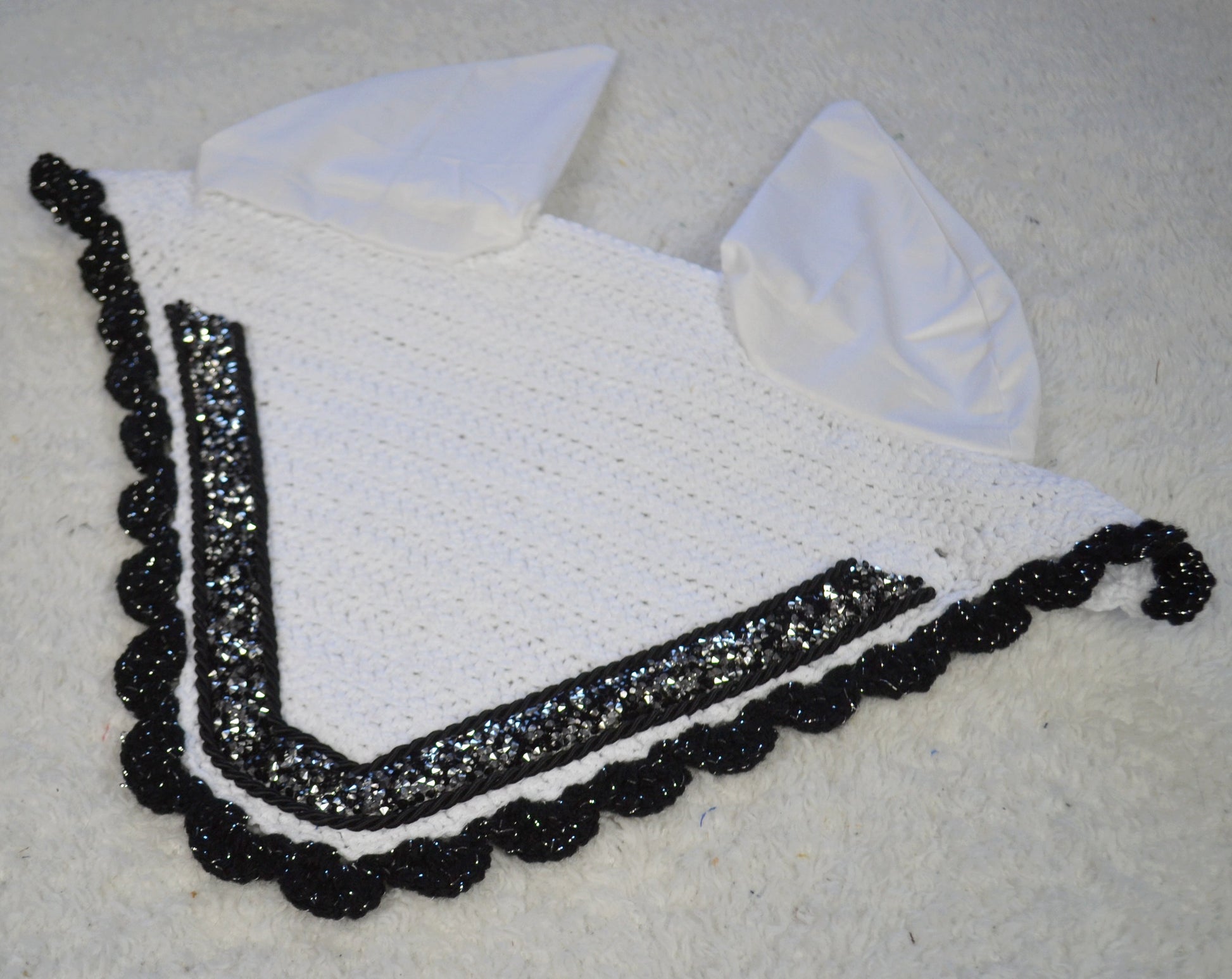 Bonnet glitter cheval sapristouch artisanat