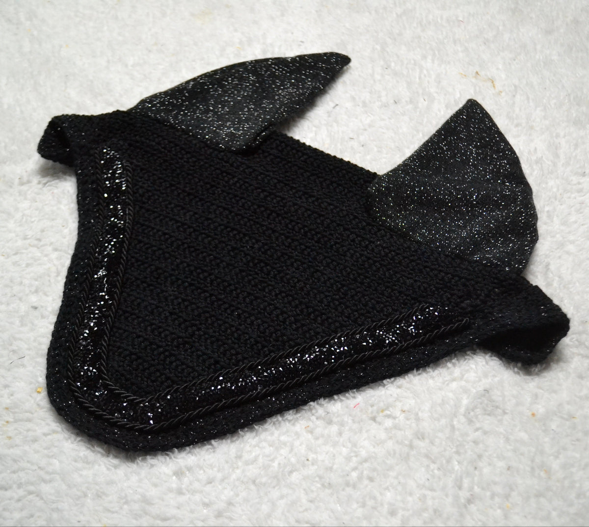 bonnet cheval glitter paillettes sapristouch artisanal