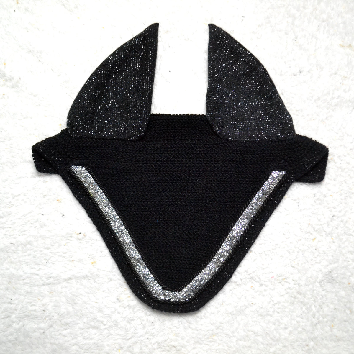 bonnet cheval glitter paillettes sapristouch artisanal