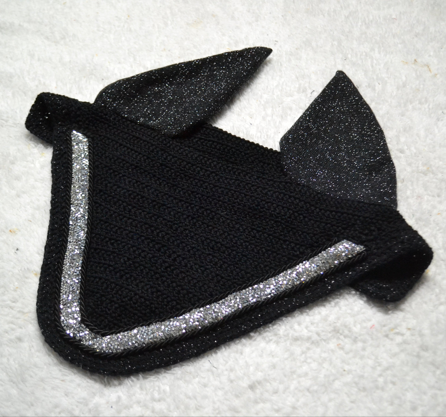 bonnet cheval glitter paillettes sapristouch artisanal