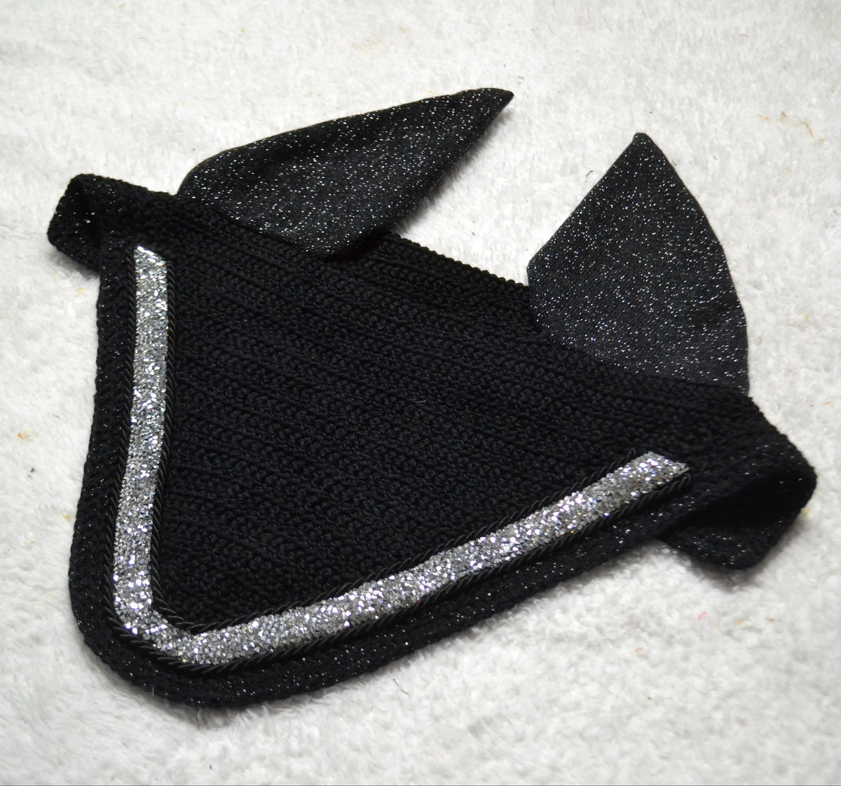 bonnet cheval glitter paillettes sapristouch artisanal