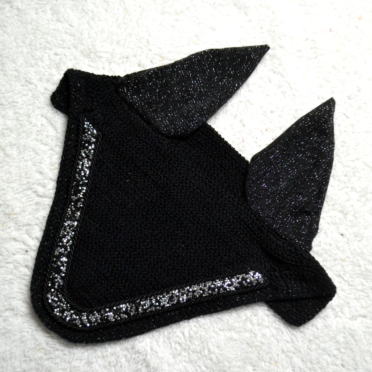 bonnet cheval glitter paillettes sapristouch artisanal