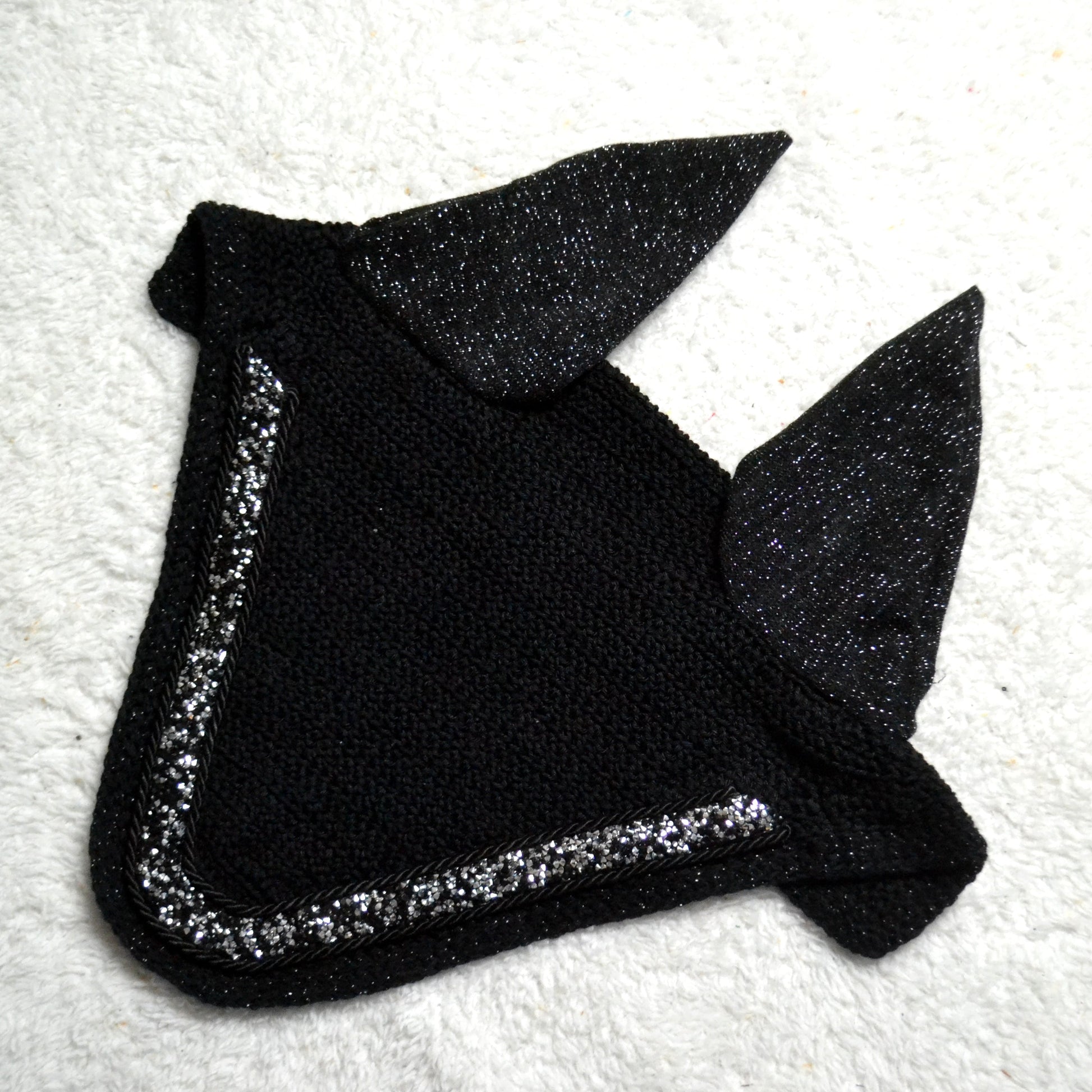 bonnet cheval glitter paillettes sapristouch artisanal