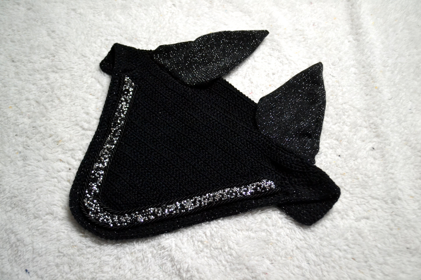 bonnet cheval glitter paillettes sapristouch artisanal