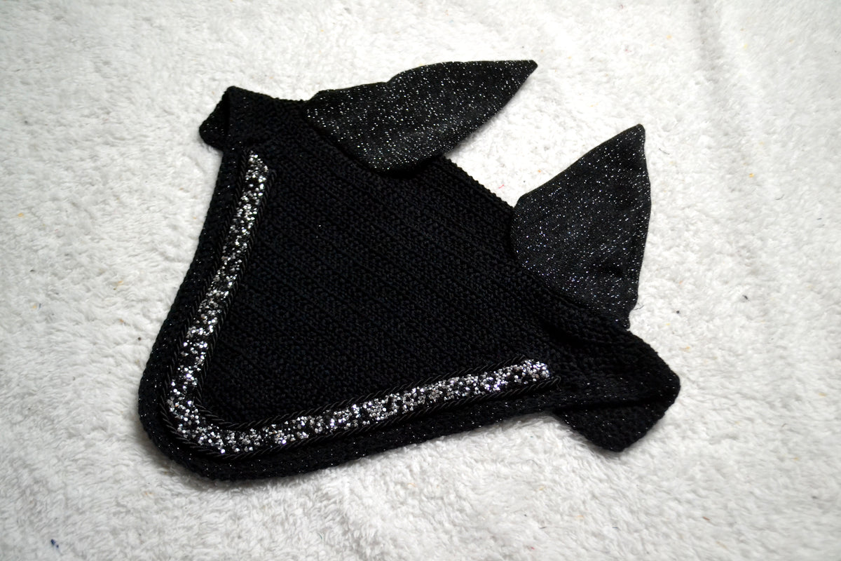 bonnet cheval glitter paillettes sapristouch artisanal