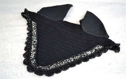 bonnet cheval glitter paillettes sapristouch artisanal
