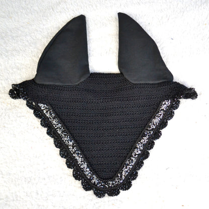 bonnet cheval glitter paillettes sapristouch artisanal