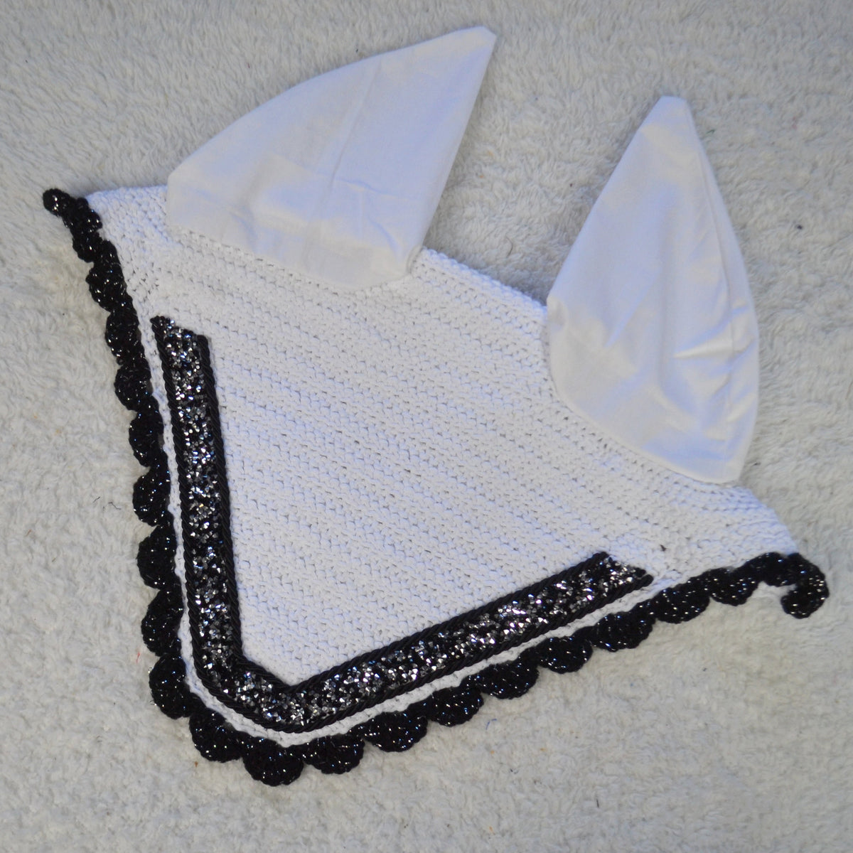 Bonnet glitter cheval sapristouch artisanat