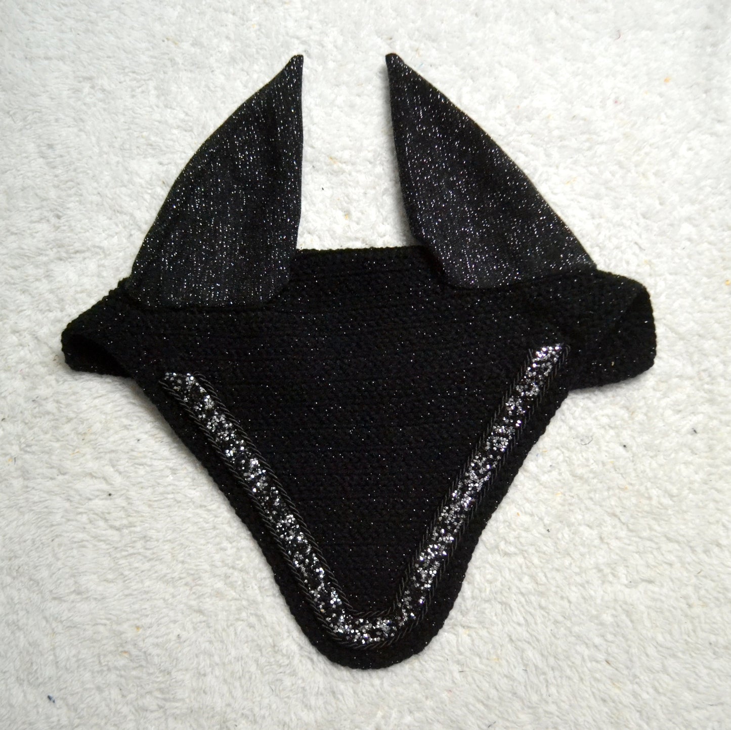 bonnet cheval glitter paillettes sapristouch artisanal