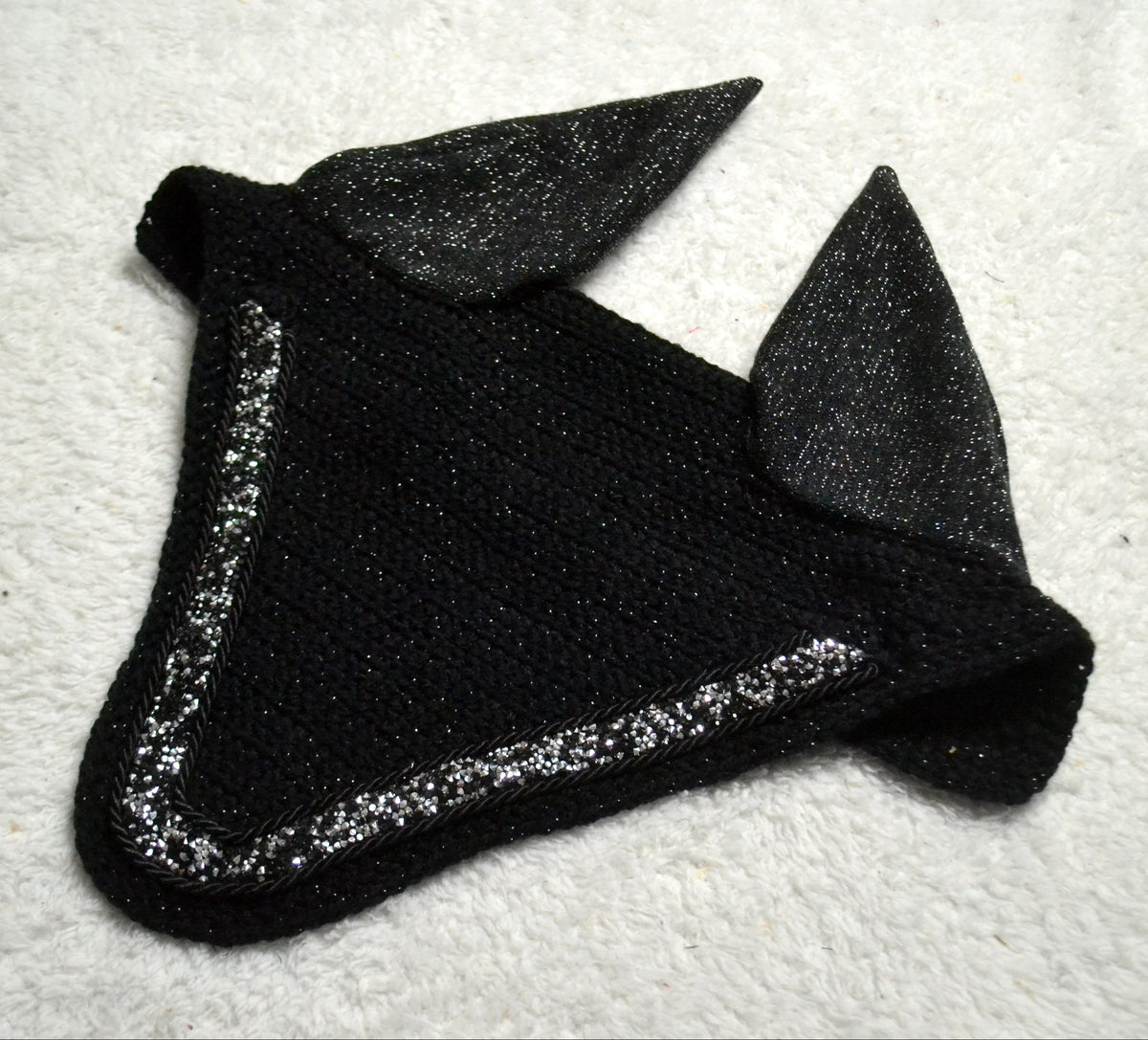 bonnet cheval glitter paillettes sapristouch artisanal